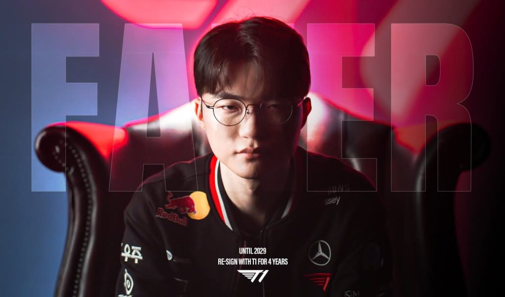 Faker يجدد عقده مع T1 حتى 2029