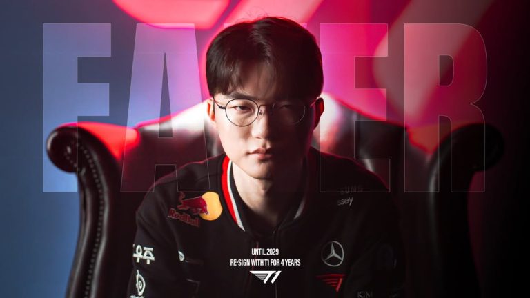 Faker يجدد عقده مع T1 حتى 2029