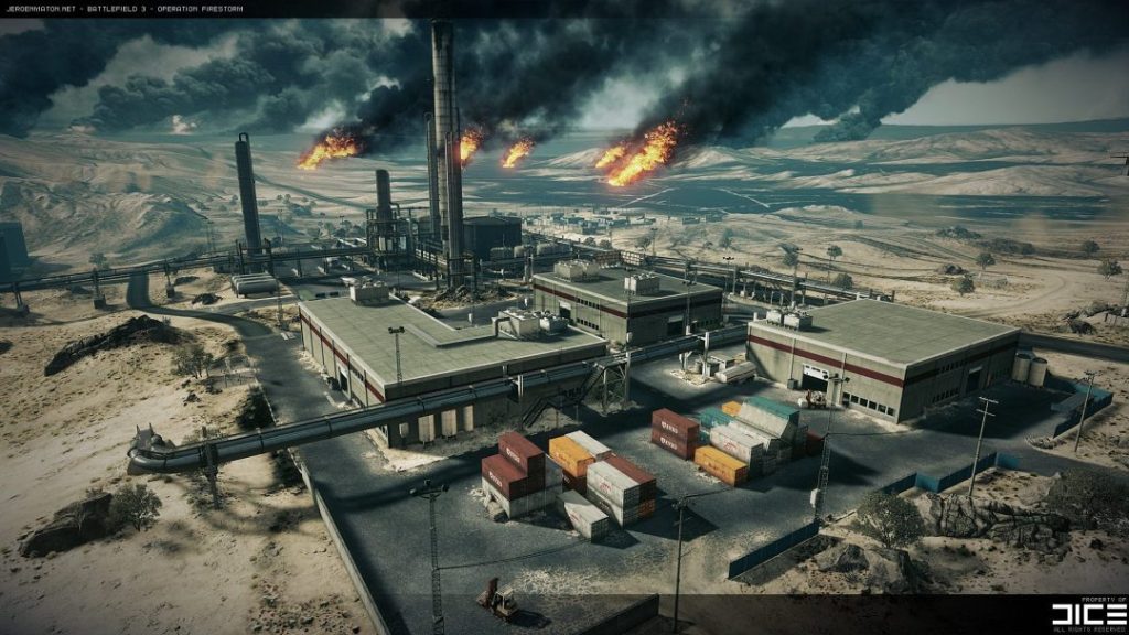 battlefield 3 operation firestorm map
